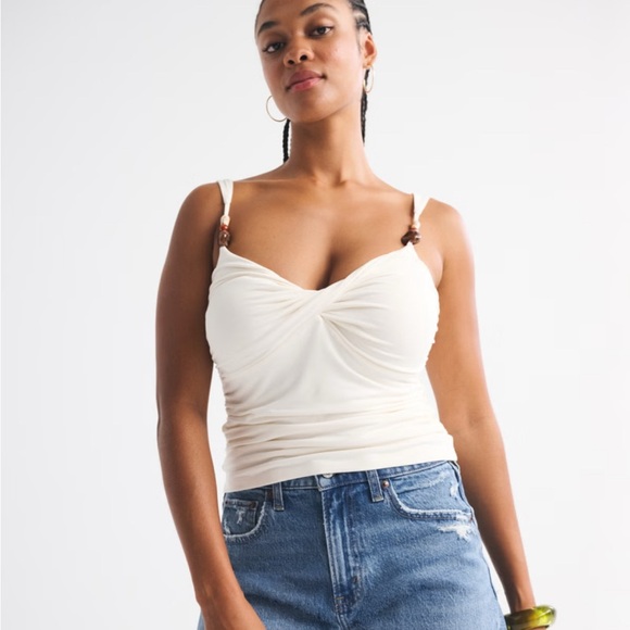 Abercrombie & Fitch Light Blue Jean Shorts - Picture 3 of 10